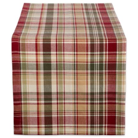 DESIGN IMPORTS 14 x 72 in. Give Thanks Plaid Table Runner CAMZ37779